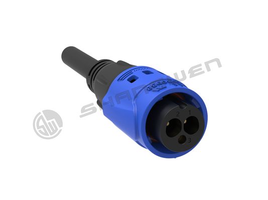 Power Cable M19 Series Input  Push-pull Self-locking Connection Industrial IP65 3 Pin Female Male Plug Power Connector