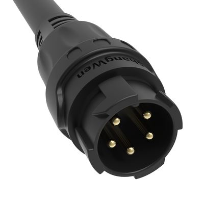 M19 Series Push-pull Self-locking Connection Industrial 5 Pin Female Male Plug Power  Connector