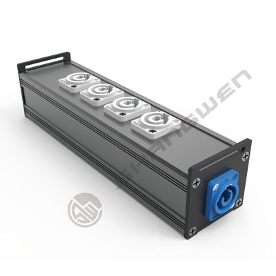 5-Way Power Out and 1-IN Splitter Coupler Power Connectors Audio Distribution Box Stage Connector PowerCON Sockets Breakout Box
