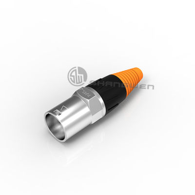 Conector de chassi Ethernet robusto Conector IP65 RJ45 trancável