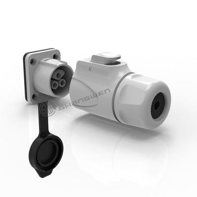 30A Conector elétrico de carga pesada masculino-feminino IP67 à prova d'água