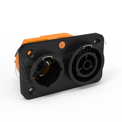 Ip65 Conector eléctrico à prova d'água Conector do chassi feminino
