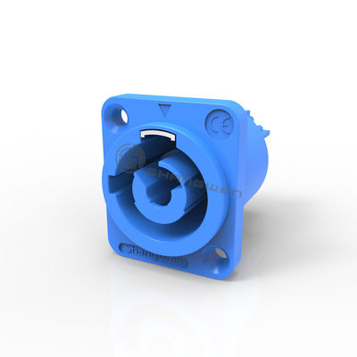 Ip44 Industrial Power Female Connector Usar em ambientes internos Entrada azul