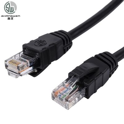 Cabos de Ethernet de PVC redondos Cat6a UTP 24AWG 4 pares