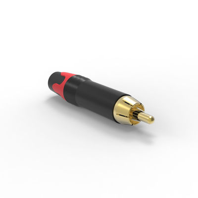 50V 16A RCA Conector de Áudio Metal RCA Conector macho à prova d'água
