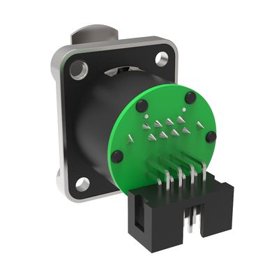 IP44 Rj45 Conector Industrial Soldador Masculino Feminino 8pin Corno Plug Directo