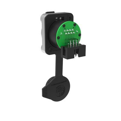 Conector de chassi Ethernet de 8 pines para aplicações externas