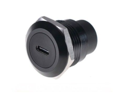 Conector de dados redondo de liga de zinco para dispositivos de áudio à prova de poeira e durável