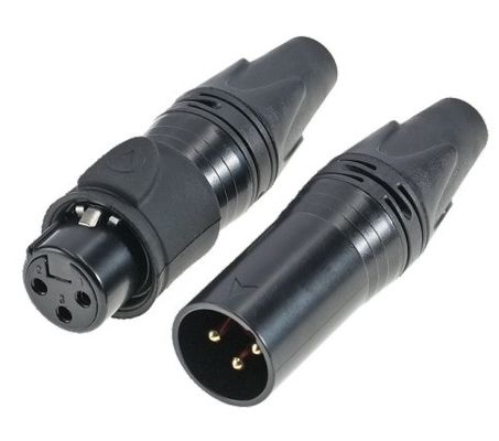 Acessórios Eletrônicos Industriais Conector XLR de 3 pines feminino à prova d'água para áudio e vídeo ao ar livre e à prova d'água