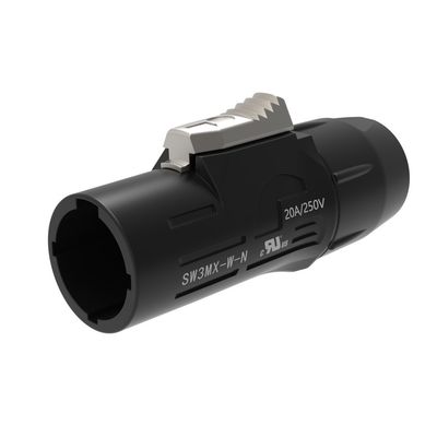 Powercon Conector de energia à prova d'água exterior IP65 Conector elétrico 3P Pins masculinos femininos para ecrã LED