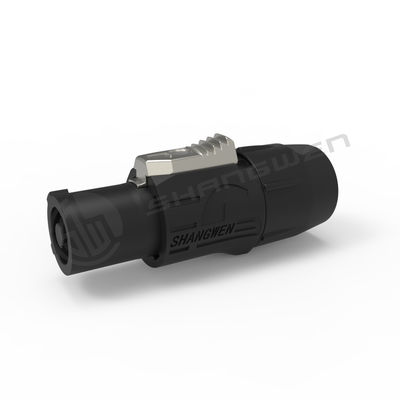 CQC、CE、UL Waterproof Powercon Plug Black Connector 250v 20A Precision Waterproof 3-Core Powercon LED Connector AC Feminino Macho Socket 3-Pin Trailer Plug Tripolar Socket 3-Pin
