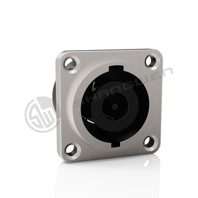 Conector de Altifalante de Chassis Macho de 8 Pinos e 8 Poros, Robusto e Durável, com Bloqueio Rápido