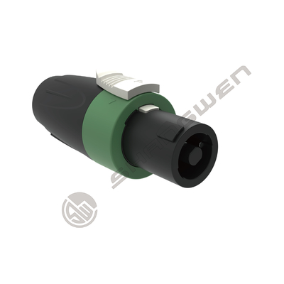 Conector de cabo de 4 pólos em forma de D, de 4 pines, de sexo feminino para masculino, para ligação de alto-falantes