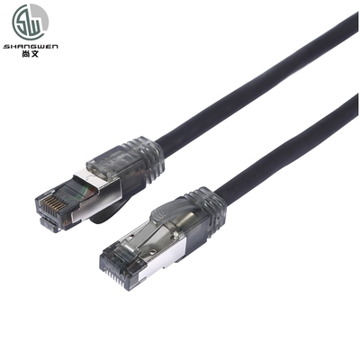 CE ROHS FTP UTP SFTP Cat8 Rj45 Plug 1000ft Patch Cord Ethernet Cable Network Lan Cable Cabos de comunicação