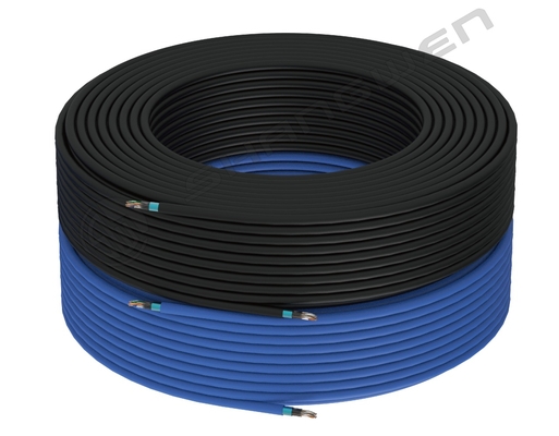 Azul preto 24awg FTP SFTP CAT6A Ethernet Shielded Cable 8 Conductor Patch Cord