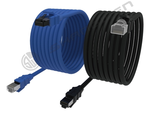 CE ROHS FTP UTP SFTP Cat7 Plugue Rj45 Cabo de Rede Lan 1000 pés CAT7 LAN AWG23 S/FTP 100% Cobre Laranja