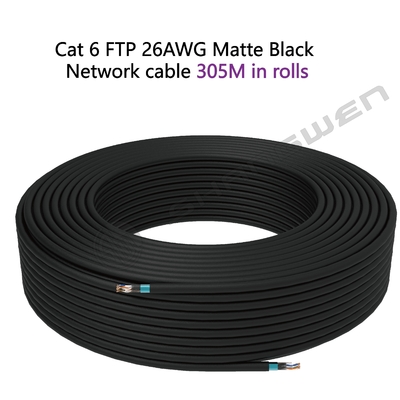 Black Rj45 CAT6 FTP Ethernet Network Cable Cat 6 Internet Computer Patch Cord Communication Cable