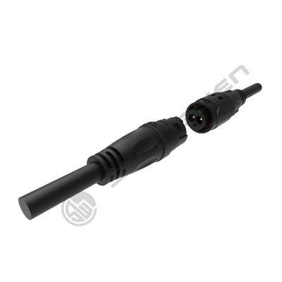 Power Cable M19 Series Input  Push-pull Self-locking Connection Industrial IP65 3 Pin Female Male Plug Power Connector