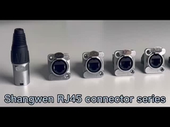 IP44 Conector de energia RJ45 à prova d'água para tela led de áudio e vídeo