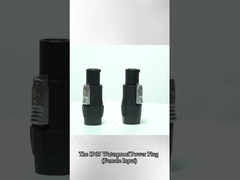 Conector de energia à prova d'água cobre de berilio importado e revestido de prata, certificado UL CE RoHS CQC