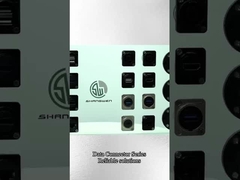 Conector de montagem de painel exterior para interiores Conector de cabo de dados IP65 à prova d'água