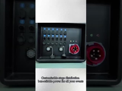 Caixa de distribuição de energia de luz de palco 12 canais 32A 5 pin estilo à prova d'água