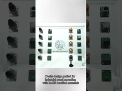 Montagem de painel de linha única Ethernet Socket Conector à prova d'água IP68 RJ45