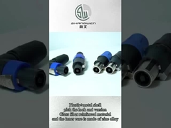 Conector de Altifalante Fêmea de Bloqueio Rápido de 4 Pinos para Acessórios de Eletrónica Industrial