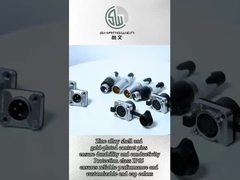 Conector de 5 pines para microfone, amplificador, misturador de áudio, resistente à água, IP65