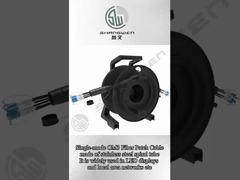 cabo da rede da fibra ótica