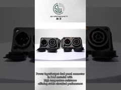 Ip65 Conector eléctrico à prova d'água Conector do chassi feminino