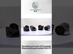 IP67 PBT Material 3 pin macho Female power Conector à prova de água