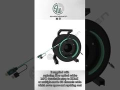 Cable de fibra pura OM4 4K/8K blindado