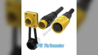 Conector industrial de pino série M IP67