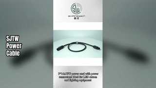 Cabo de alimentação SJTW 16AWG 300V Cabo externo